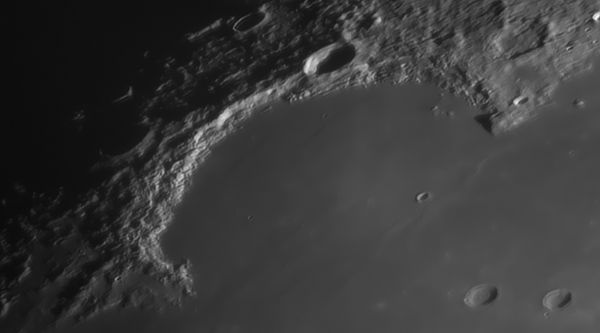 Moon, Bay of Rainbows evening 10.01.2025 - Astrophotography