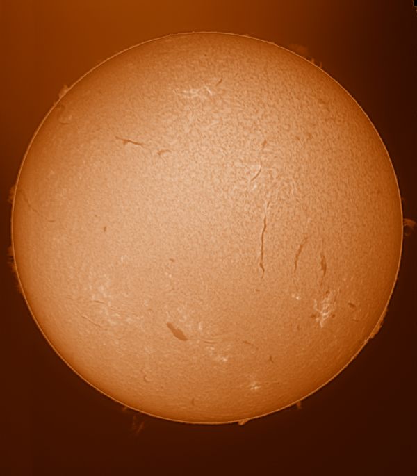 The Sun 06-04-23 colorized - Astrophotography