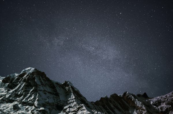 Mountains and the Milky Way - Astrophotography