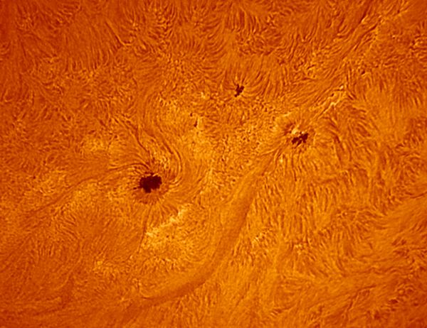 Groups of spots 3813, 3815, 3820 - Astrophotography