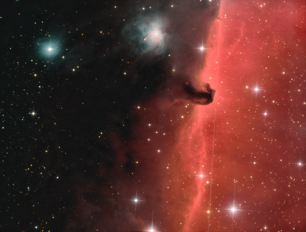 NGC 2023, IC 434.435, Barnard 33 in Orion Ha_LRGB - Astrophotography