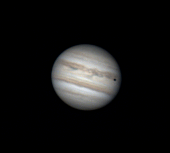 Jupiter and the shadow of Io, June 9, 2020 - Astrophotography