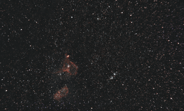 Heart and Soul Nebulae 19.08.2022 - Astrophotography