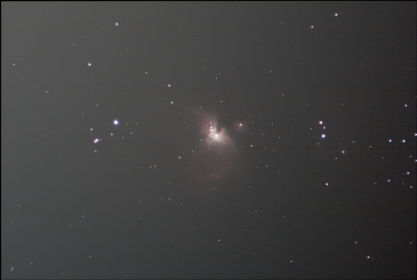 M42 in the illuminated city sky (07.10.2021) - Astrophotography