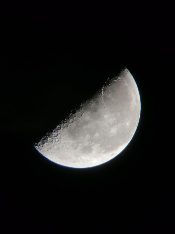 The Moon in its last quarter phase. - Astrophotography