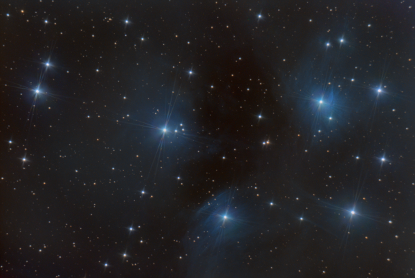 M45 - The Pleiades Star Cluster - Astrophotography