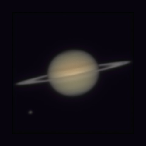 Saturn and Titan2 September 2024. - Astrophotography