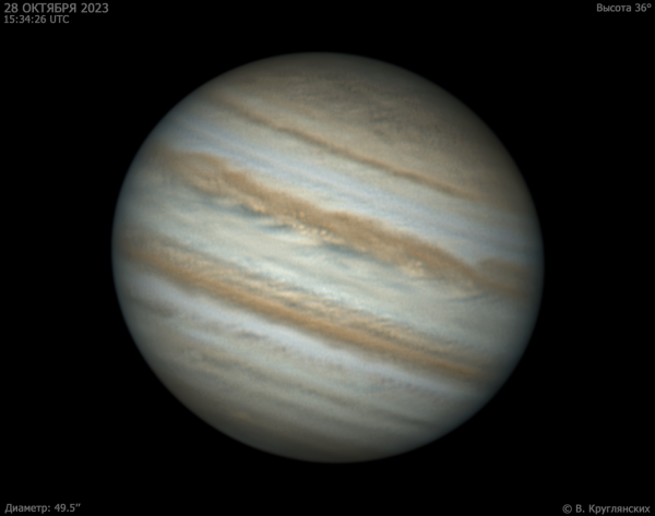 Jupiter. October 28, 2023 - Astrophotography