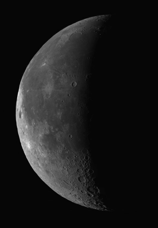 Panorama of the Moon on October 7, 2023 - Astrophotography