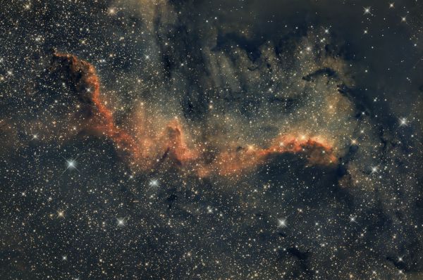 NGC7000. North America Nebula captured on 07/13/2024, Krasnoyarsk - Astrophotography