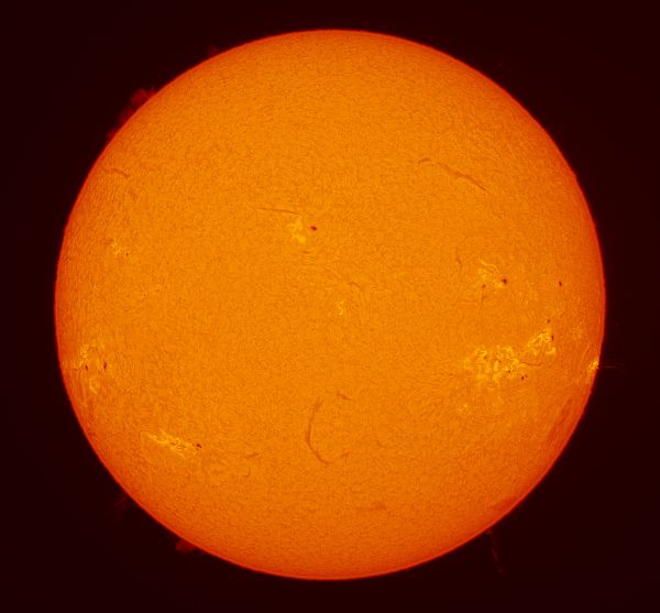 Sun in the Chromosphere on August 1 - Astrophotography