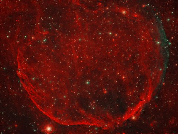 CTB1 - Abell 85 - (Garlic) Supernova remnant in HOO palette - Astrophotography