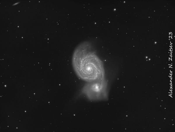 M51 in L filter - Astrophotography