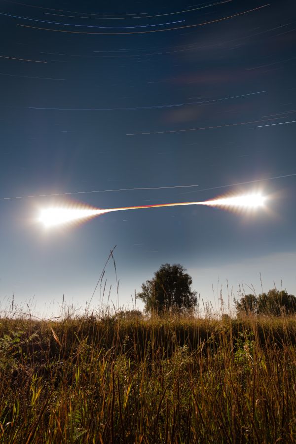 Lunar Trail - Astrophotography