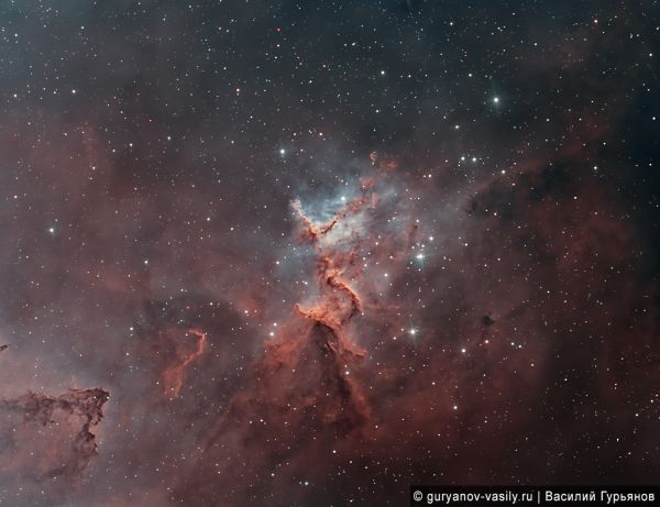 Melotte 15 — the center of the Heart Nebula IC 1805 - Astrophotography