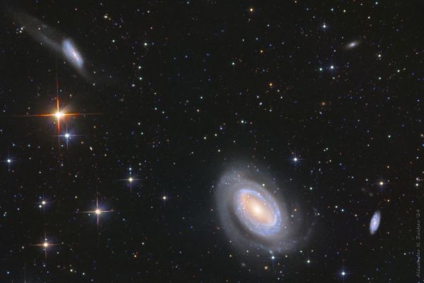 NGC4725 region in LRGB - Astrophotography