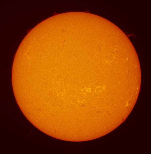 Sun in the Chromosphere on June 12 - Astrophotography