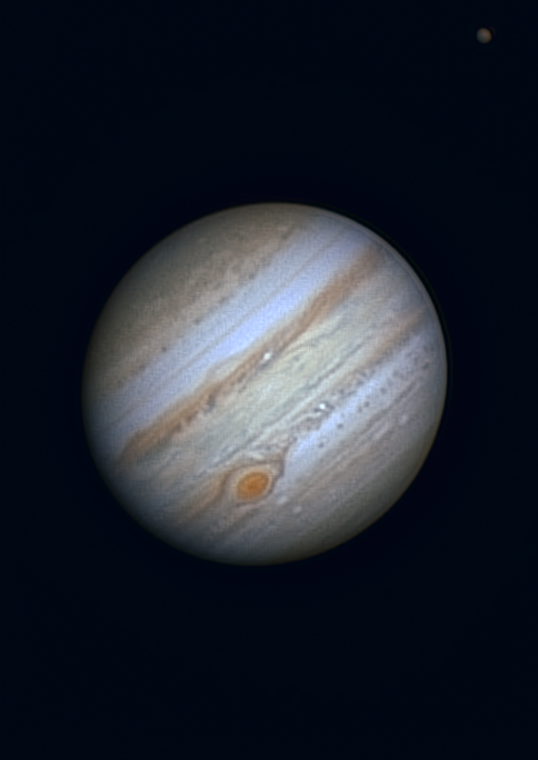 Jupiter and Ganymede 13.08.22 - Astrophotography