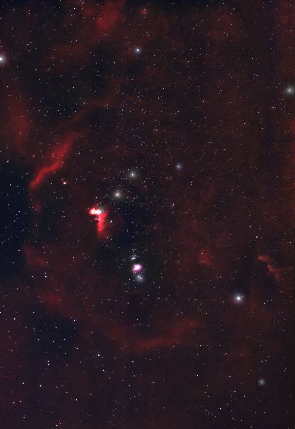 Orion's Loop and the Witch Head - Astrophotography