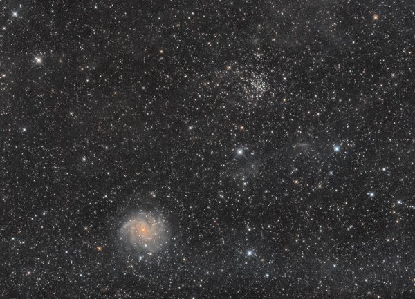 NGC 6939, NGC 6946 - Astrophotography