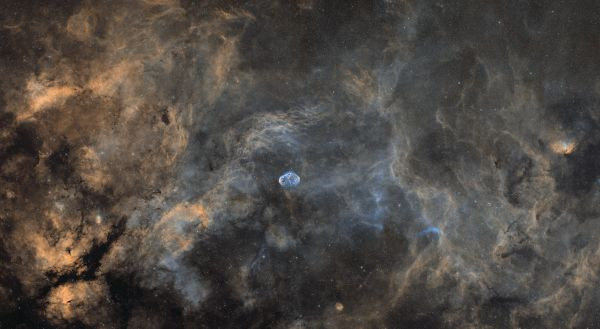 Nebulae of the central constellation Lededa