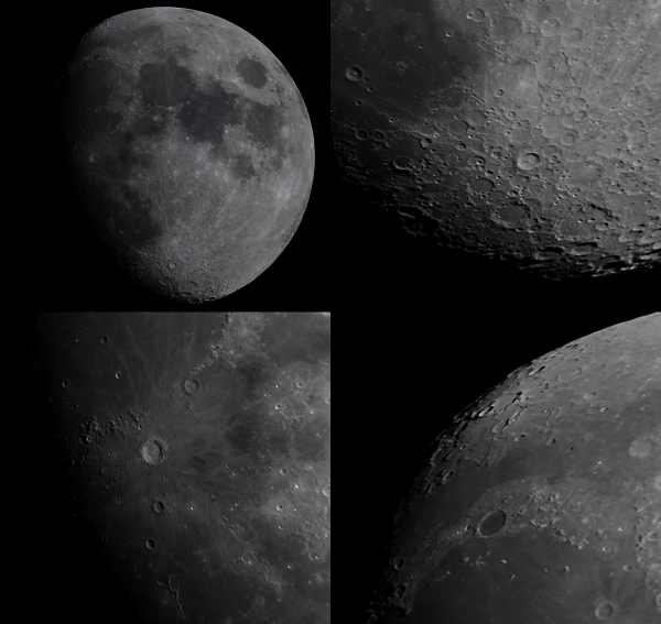 Moon 02.01.23. General view and landscapes. - Astrophotography