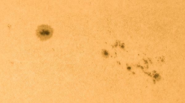 Sunspot group, June 17, 2022, 09:34 MSK - Astrophotography
