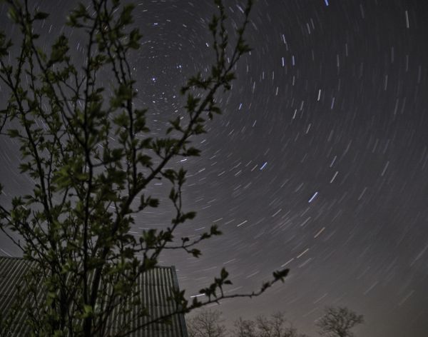 Starry landscape - Astrophotography
