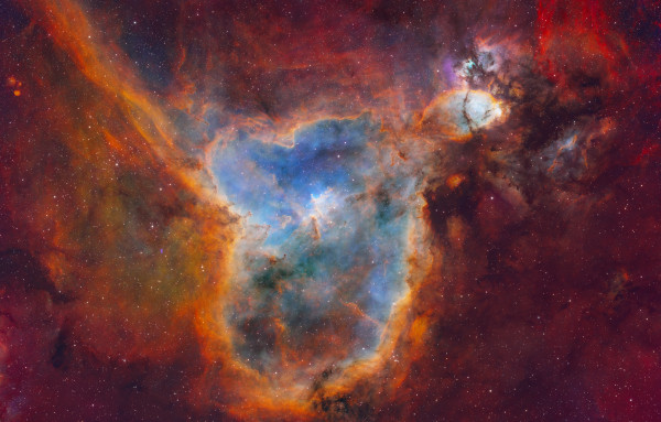 IC 1805 Flaming Heart