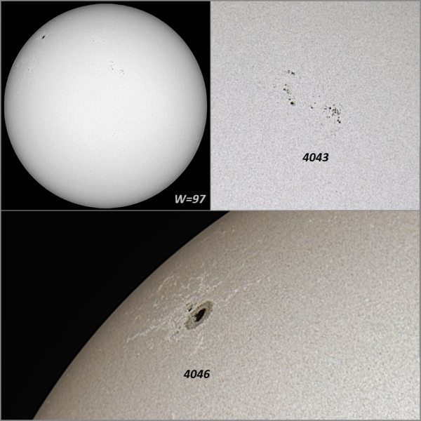 Solar activity 03.29.25 on eclipse day - Astrophotography