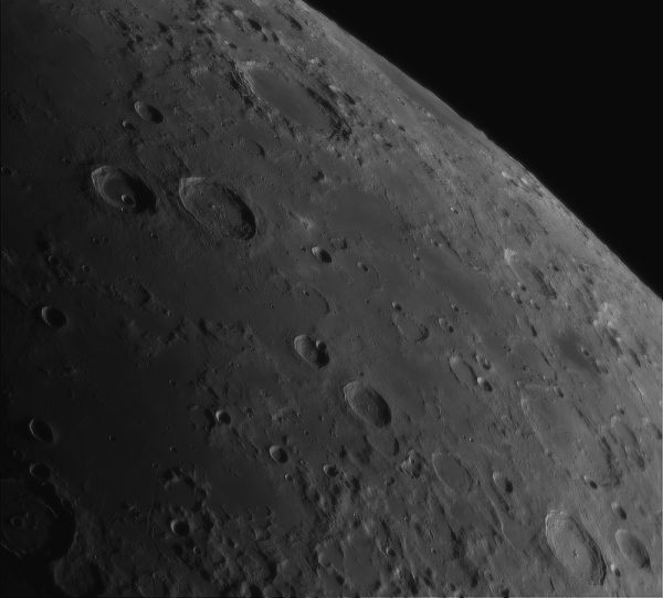 The Moon. Craters Endymion, Hercules, Atlas, Cepheus, Franklin, Cleomedes, and others. - Astrophotography