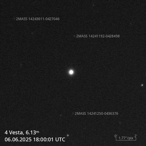 (4) Vesta - Astrophotography