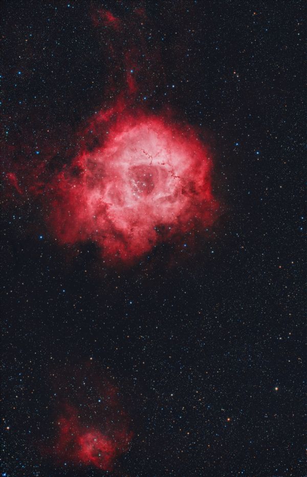 NGC-2237 Rosette nebula - Astrophotography
