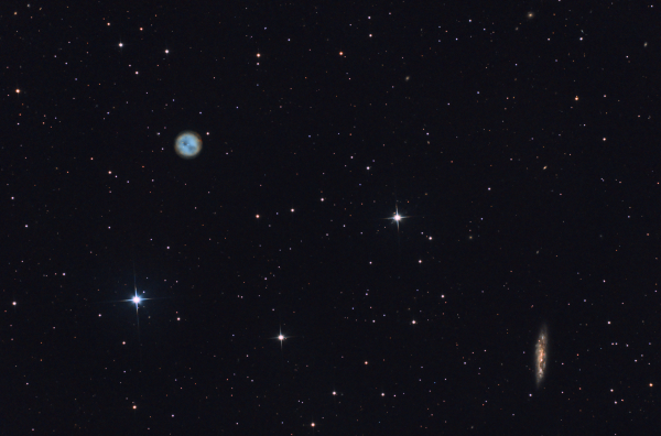 Owl Nebula M97 and Galaxy M108 - Astrophotography