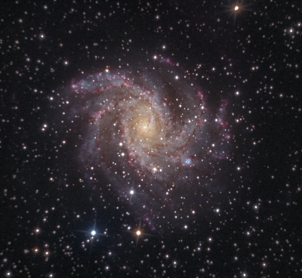 Fireworks Galaxy NGC6946 LRGB - Astrophotography