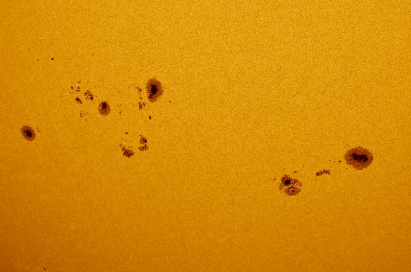 Sun in the Photosphere on August 4 (2) - Astrophotography