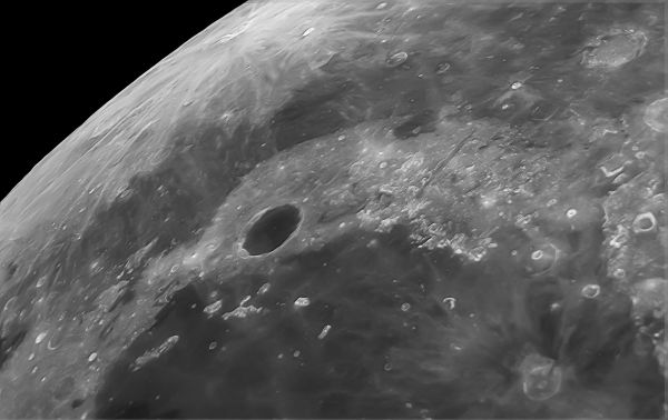 Plato and the Alps - Astrophotography