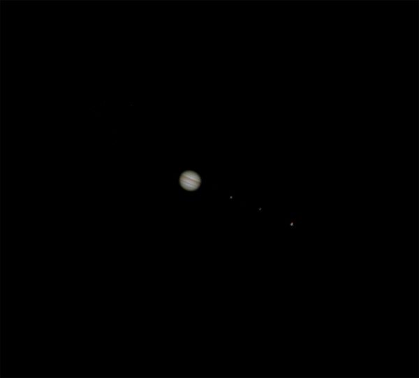 Jupiter HDR with moons - Astrophotography