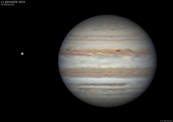 Jupiter and Europa. - Astrophotography