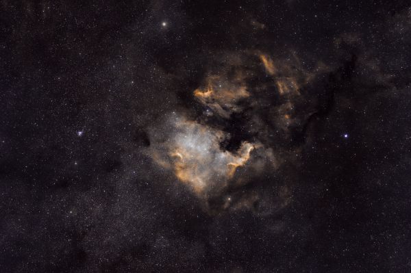 NGC 7000 - North America Nebula, IC 5070 - Pelican Nebula - Astrophotography