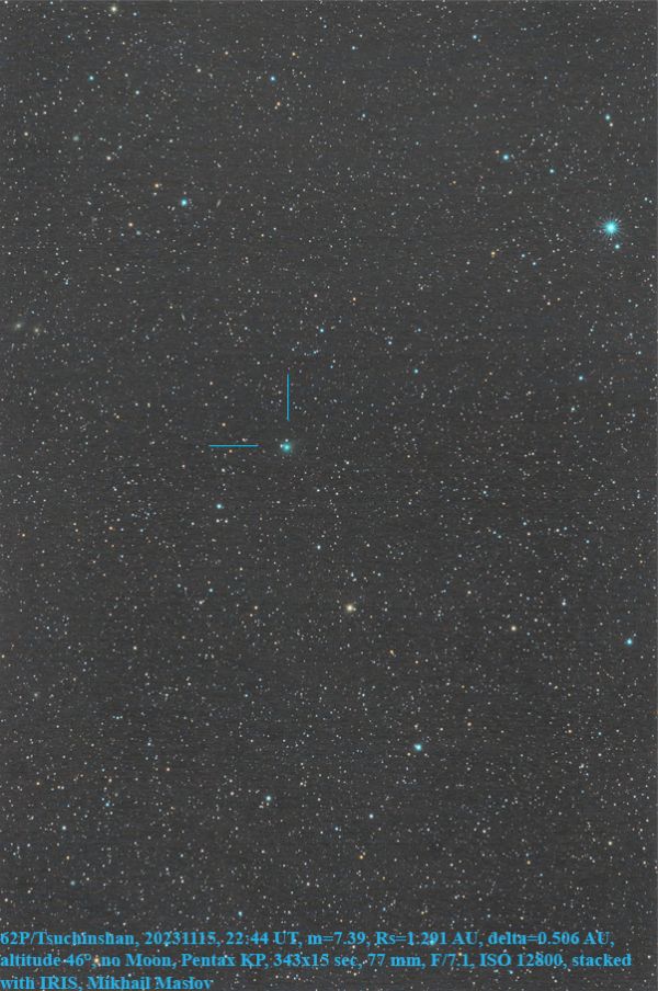 62P/Tsuchinshan - Astrophotography
