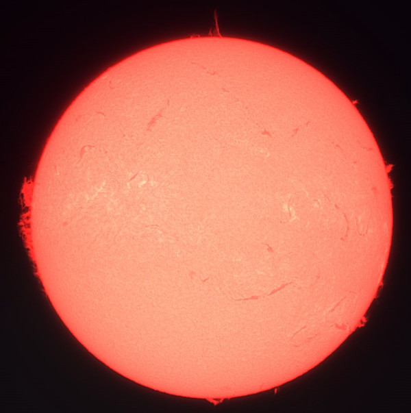 Hydrogen Sun 21.02.2026 - Astrophotography