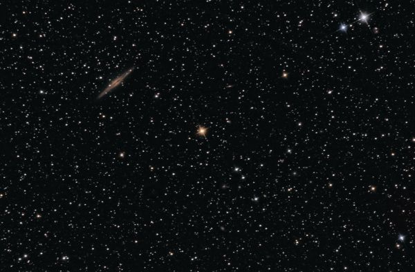 Galaxy NGC 891 in the constellation Andromeda - Astrophotography
