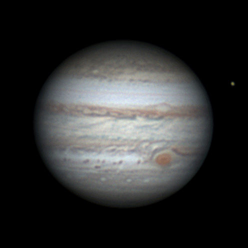 Rotation of Jupiter 04.10.2022 - Astrophotography