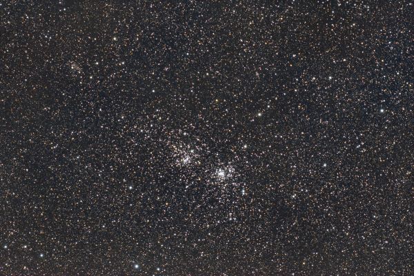 NGC 884 and NGC 869 (Double Cluster or Caldwell 14), NGC 957 in Perseus - Astrophotography
