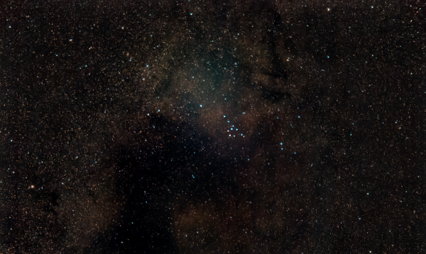 Milky Way near the constellations Vulpecula and Sagitta - Astrophotography