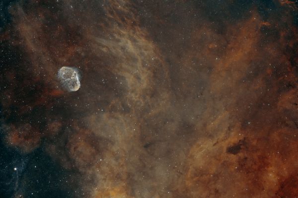 NGC6888 and hydrogen waves - Astrophotography