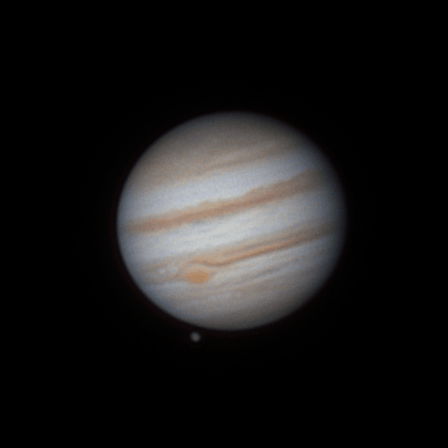 Jupiter Rotation Animation 08.16.23 (2:12 - 4:44) - Astrophotography