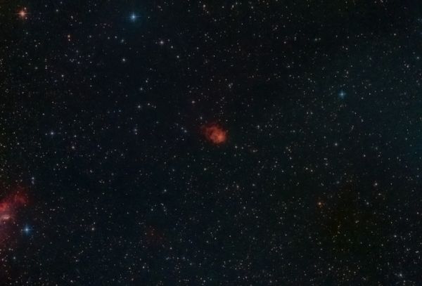 NGC 7538 (North Lagoon Nebula), fragment of the Bubble nebula - Astrophotography