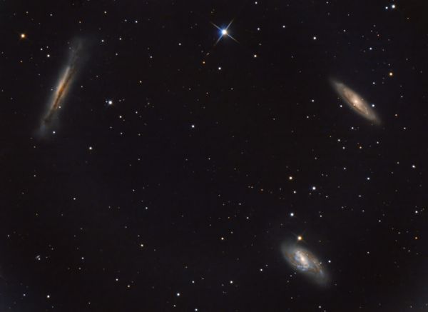 M65, M66, NGC 3628 The Leo Triplet - Astrophotography